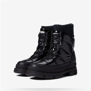 Sam Edelman Black Lace Up Boots